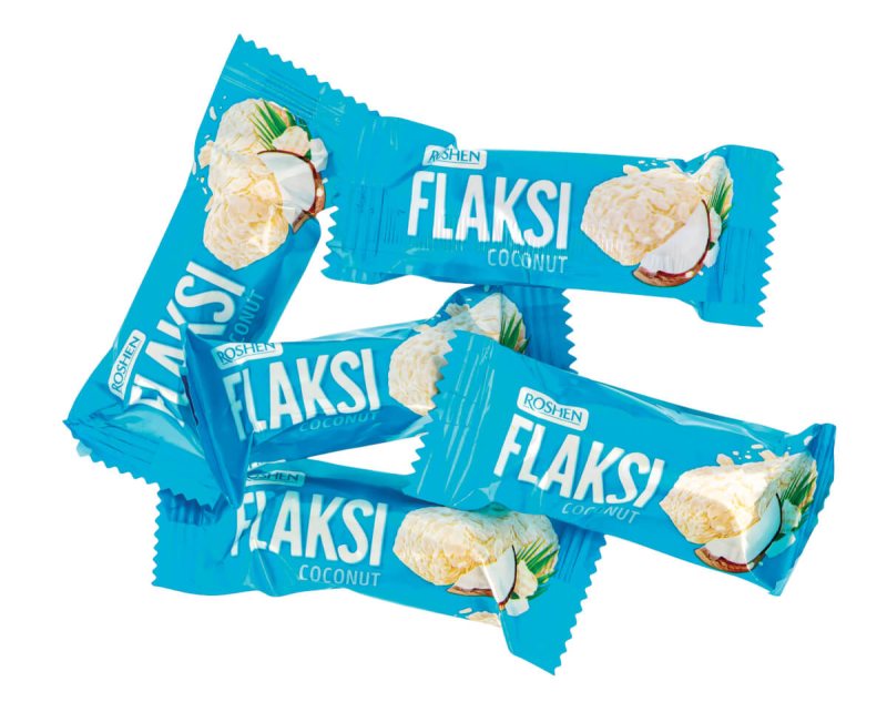SALDAINIAI FLAKSI COCONUT SU VAFLIŲ/DRIBSNIAIS (33%), 1 kg