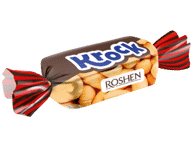 Saldainiai su žemės riešutais ROSHEN KROCK, 1 kg