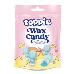 Saldainiai TOPPIE WAX CANDY (BLUEBERRY), 40 g