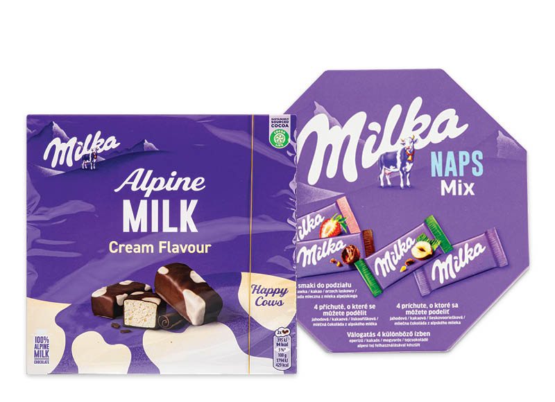 Saldainiams dėžutėje MILKA, 138 g