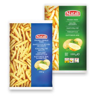 Šald.bulvių lazdelės NATALI (2 rūš.), 1 kg