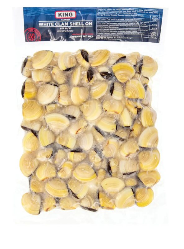 ŠALDYTI MOLIUSKAI SU KIAUTAIS, VIRTI,/60/80, 0% GLAZŪROS, 1 kg