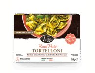 Šaldyti torteliniai VIA EMILIA su rikota, špinatais, pesto padažu, 269 g