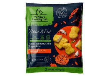 Šaldyti vištienos filė kepsneliai HEAT & EAT tempuroje, 500 g
