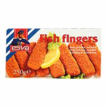 Šaldyti žuvų piršteliai ESVA, 250 g