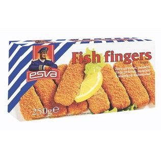 Šaldyti žuvų piršteliai ESVA VIČI, 250 g