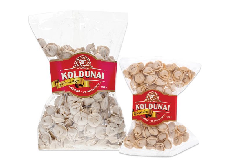 Šaldytiems KARALIŠKIESIEMS koldūnams LIŪTUKAS IR KO, 400 g