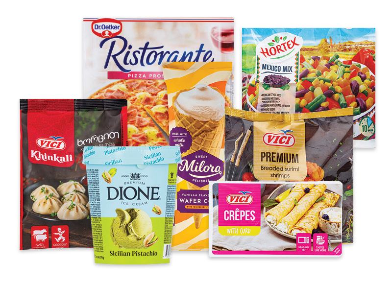 Šaldytiems produktams ir ledams