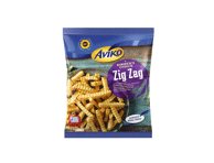 Šaldytos apkeptos banguotos bulvių lazdelės AVIKO ZIG ZAG, 750 g