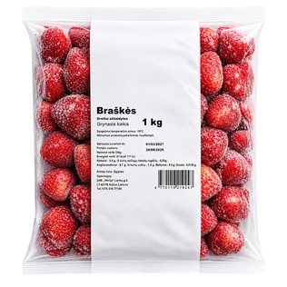 Šaldytos braškės, /pak., 1 kg