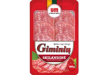 Šaltai rūkyta GIMINIŲ skilandinė dešra, a. r., 100 g
