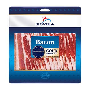 Šaltai rūkyta kaulienos šoninė, 150 g