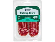 Šaltai rūkyta pjaustyta PIRKLIŲ dešra, a. r., 100 g