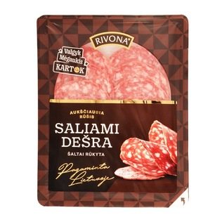 Šaltai rūkyta SALIAMI dešra, 100 g