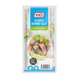 Šaltai rūkyta silkės filė VIČI, 200 g