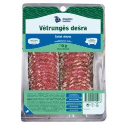 Šaltai rūkyta VĖTRUNGĖS dešra, pjaust., a. r., 110 g