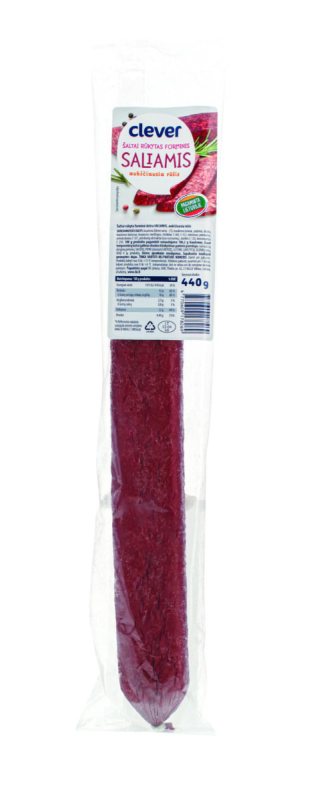 Šaltai rūkytas forminis Saliamis, 440 g