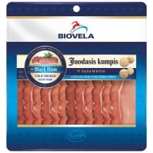 Šaltai rūkytas JUODASIS kumpis, a.r., 110 g