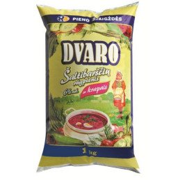 Šaltibarščių rūgpienis su krapais DVARO, 6%, plėv., 1 kg