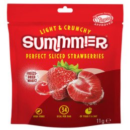 Šaltyje džiovintos braškės SUMMMER, 11 g