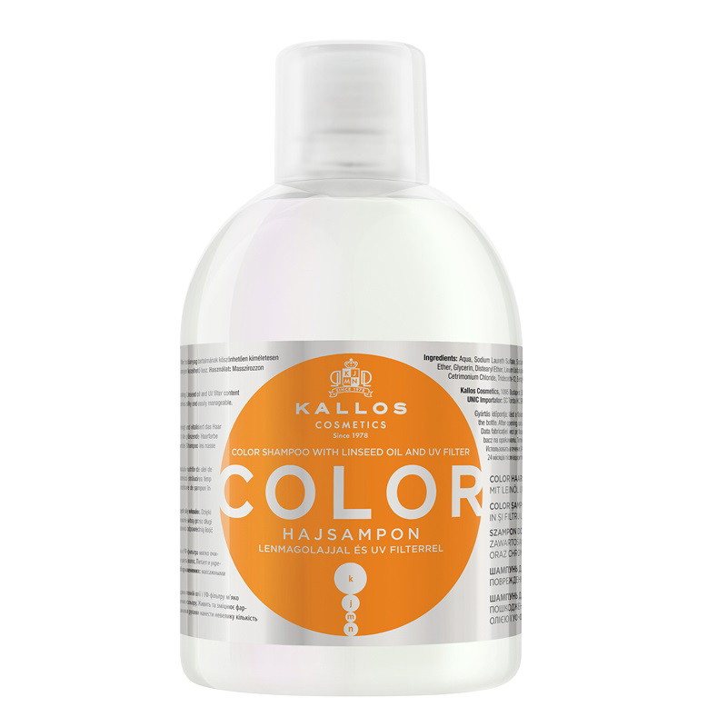 Šampūnas dažytiems plaukams Kallos KJMN Color Shampoo, 1000 ml
