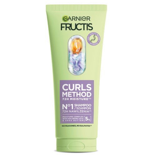 Šampūnas garbanotiems plaukams Garnier Fructis Curls Method, 200 ml