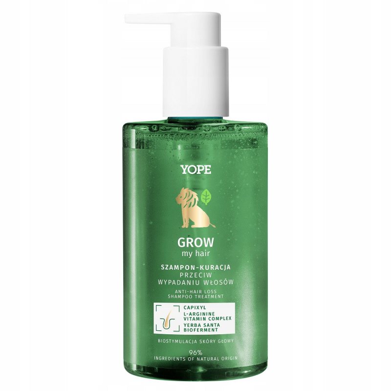 Šampūnas nuo plaukų slinkimo Yope Grow My Hair, 300 ml