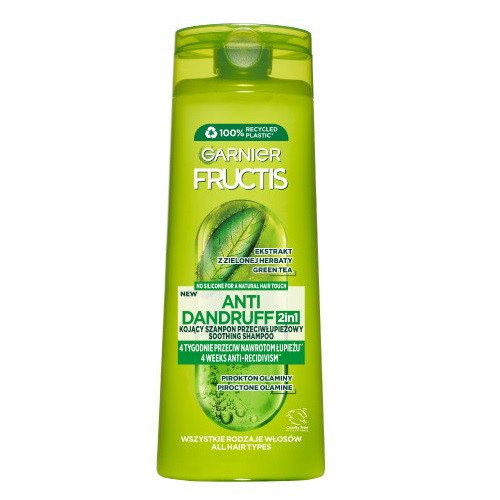 Šampūnas nuo pleiskanų Garnier Fructis Antidandruff 2in1, 400 ml