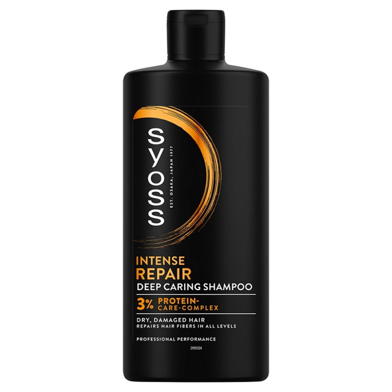 Šampūnas sausiems ir pažeistiems plaukams Syoss Intense Repair, 440 ml