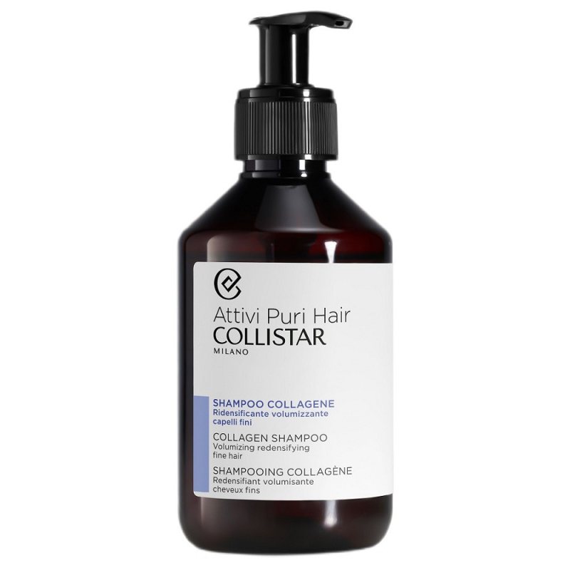 Šampūnas su kolagenu Collistar Attivi Puri Collagen Shampoo, 250 ml