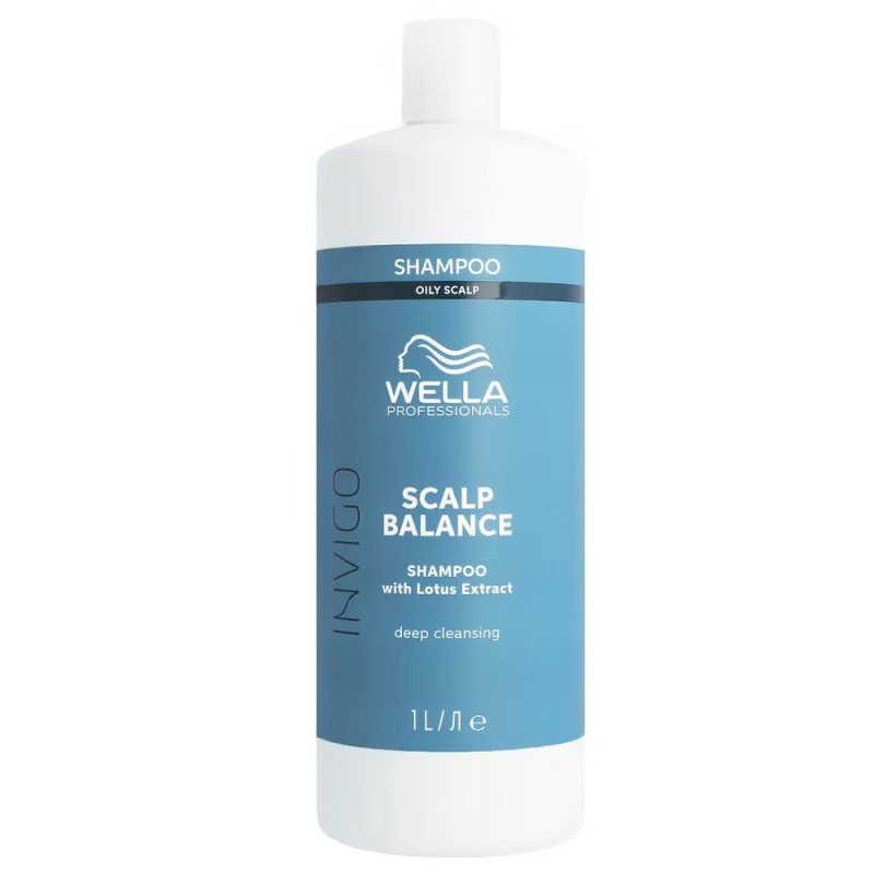 Šampūnas su lotosų ekstraktu Wella Professionals Invigo Scalp Balance Shampoo, 1000 ml