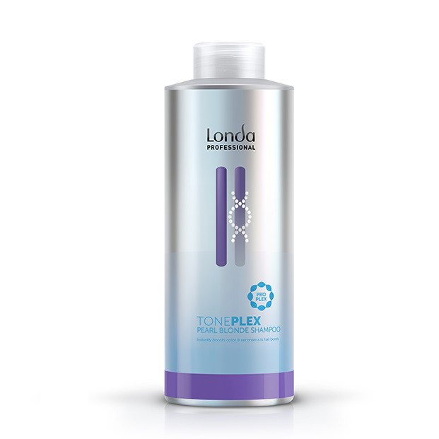 Šampūnas su violetiniais pigmentais šviesiems plaukams Londa Professional Toneplex Shampoo, Pearl Blonde, 1000 ml