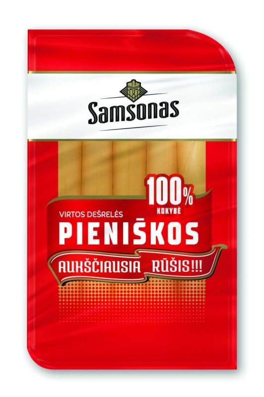 SAMSONAS Virtos pieniškos dešrelės, 620 g