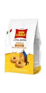 San Carlo Taralli Classic Riestainiai, 150 g
