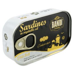 Sardinės BANDI FOODS, aliejuje, 125 g