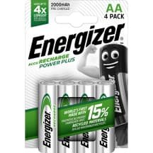 Šarm.baterijos ENERG.Power Plus Rech AA, 4 vnt