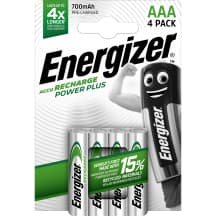 Šarm.baterijos ENERG.Power Plus Rech AAA, 4 vnt