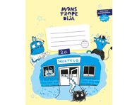 Sąsiuvinis "Monstropedija. Mokykla", 2 kl. ., LINIJOMIS, 12 l