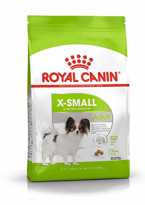 Sauas ėdalas mažiems suaugusiems šunims ROYAL CANIN X-SMALL ADULT, 1.5 kg