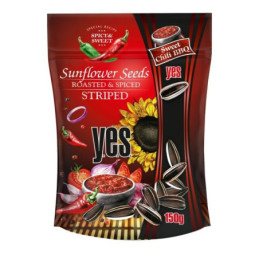 Saulėgrąžos YES čili - BBQ skonio, skrudintos, 150 g
