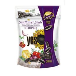 Saulėgrąžos YES sūrio skonio, rainos, skrudintos, 300 g