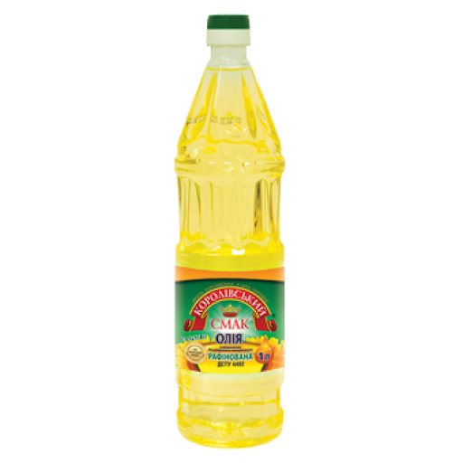 Saulėgrąžų aliejus KARALIŠKAS SKONIS, 1 l