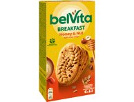 Sausainiai BELVITA NUTS & HONEY su riešutais ir medumi, 300 g
