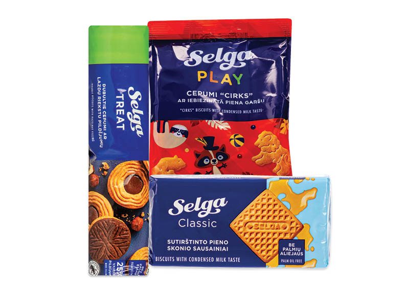 Sausainiai SELGA, 120 g