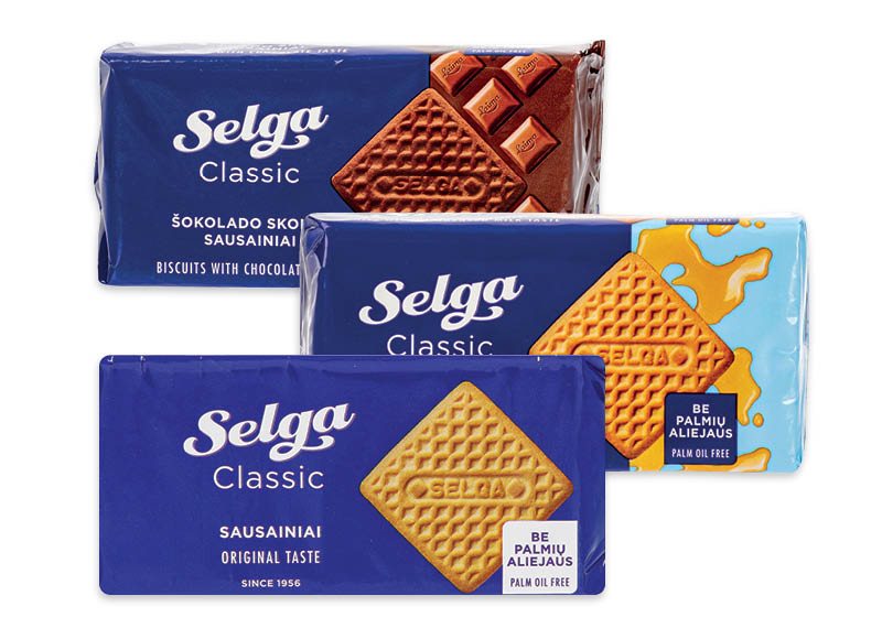 Sausainiai SELGA, 180 g
