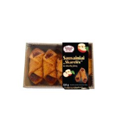 Sausainiai SKARELĖS su obuolių skonio įd., 320 g