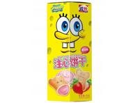 Sausainiai SPONGEBOB, širdelės formos, braškių skonio, 42 g
