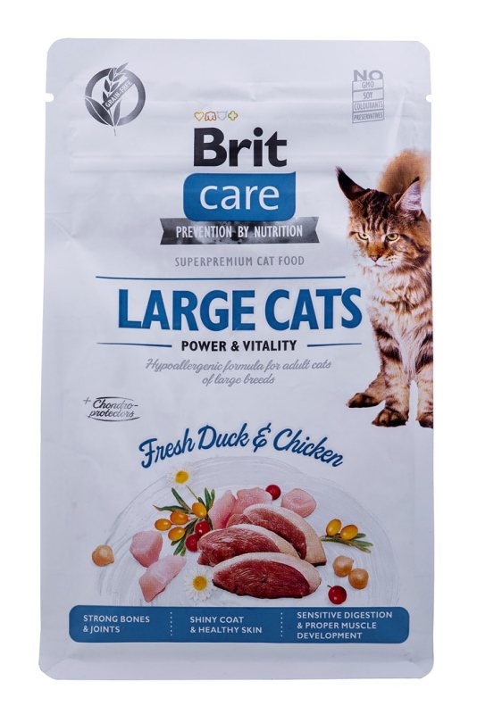 Sausas ėdalas katėms Brit Care Cat GF Large cats Power&Vitality, 0.4 kg