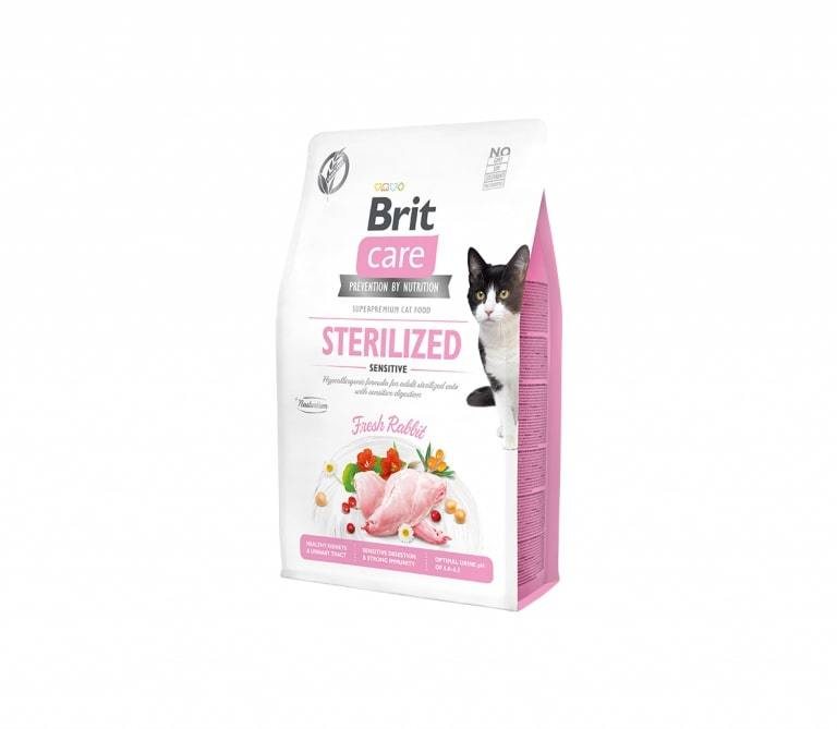 Sausas ėdalas sterilizuotoms katėms BRIT CARE CAT STERILIZED, 400 g