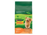 Sausas ėdalas šunims su jautiena, vištiena, ir daržovėmis FRISKIES BALANCE, 7 kg